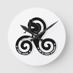 Surfer sur la vague breton (version homme) ronde klok