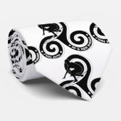 Surfer sur la vague breton (version homme) stropdas (Opgerold)