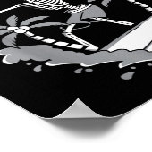 Surfer Surfboard Spreuken Surfen Surfen Poster (Hoek)