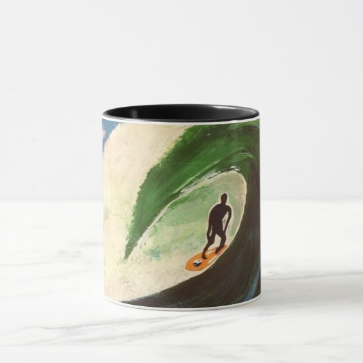 Surfer Surfbuis Ride Ocean Ripcurl Coffee Mok (Midden)