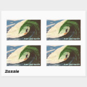 Surfer Surfen Surf Hawaii sticker kunst (Vel)