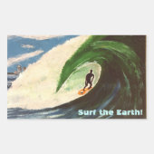Surfer Surfen Surf Hawaii sticker kunst (Voorkant)