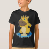 Surfer-surfer Giraffe T-shirt (Voorkant)