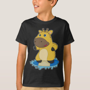 Surfer-surfer Giraffe T-shirt