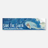 Surfer Surfer Surfer Bumpersticker Art (Voorkant)