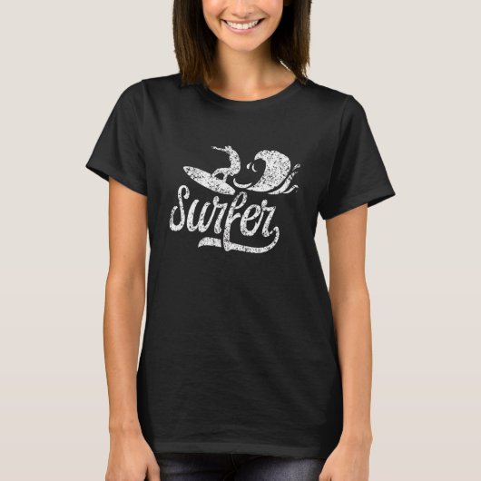 Surfer Surfer Surfer Surf Surfboard T-shirt (Voorkant)