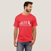 Surfer Surfing Sport Evolution Art T-shirt (Voorkant volledig)