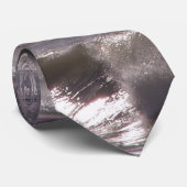 Surfer Surfred Ocean Beach Waves Zee Californië Stropdas (Opgerold)