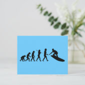 Surfer Surfred Sport Briefkaart (Staand voorkant)