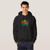 Surfer T-Rex - Ride The Waves Hoodie (Voorkant volledig)