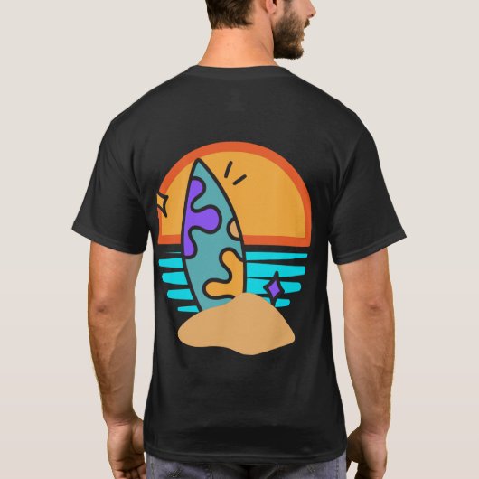 Surfer T-Shirt (Achterkant)
