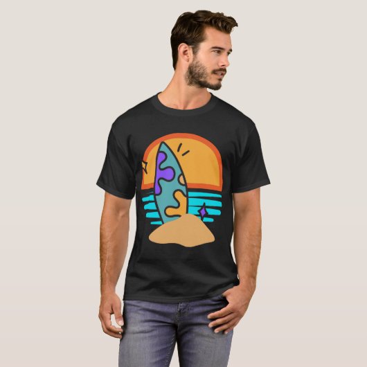 Surfer T-Shirt (Voorkant volledig)