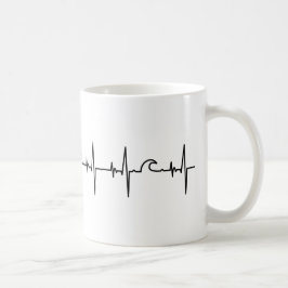 Surfer Tasse heartline Koffiemok