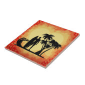 Surfer Tegeltje (Zijkant)