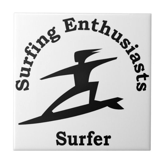 Surfer Tegeltje (Voorkant)