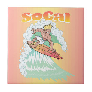 Surfer Tegeltje
