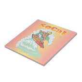 Surfer Tegeltje (Zijkant)