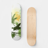 Surfer-thema Persoonlijk Skateboard (Voorkant)
