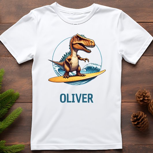 Surfer Trex Dinosaur T-shirt