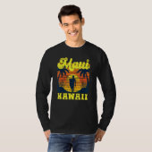 Surfer Tropical Sunset Hawaiian Summer Aloha Maui T-shirt (Voorkant volledig)