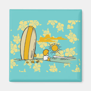 Surfer Tshirts en Gifts Magneet