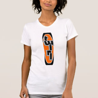 Surfer Twirl Oranje Tanktop T-shirt