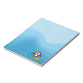 surfer-uil notitieblok (Linkerzijde)