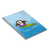 surfer-uil notitieboek (Rechterzijde)
