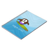 surfer-uil notitieboek (Linkerzijde)