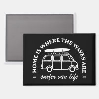 Surfer van life road trip surf lover citaten