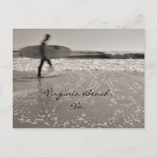 Surfer van Shirley Taylor Briefkaart
