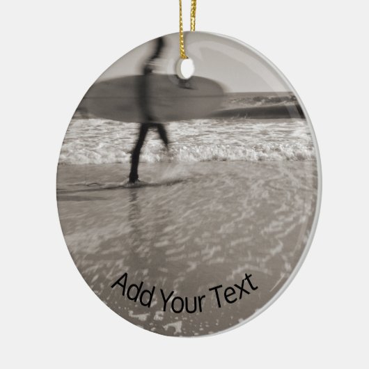 Surfer van Shirley Taylor Keramisch Ornament (Links)