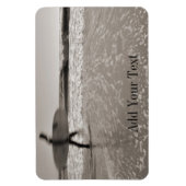 Surfer van Shirley Taylor Magneet (Verticaal)