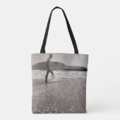 Surfer van Shirley Taylor Tote Bag (Achterkant)