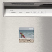 Surfer, Venice Beach Magnet. Magneet (Insitu (Vaatwasser))