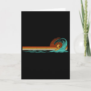 Surfer Vintage Golf Retro Surfen Surf Strand Kaart