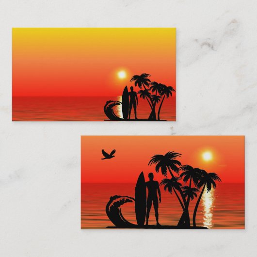 Surfer Visitekaartje (Voorkant / Achterkant)