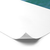 Surfer voor de Skyscrapers Poster (Hoek)