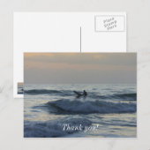 Surfer Wacht Briefkaart (Voorkant / Achterkant)