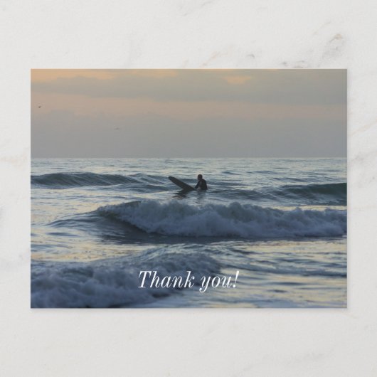 Surfer Wacht Briefkaart (Voorkant)