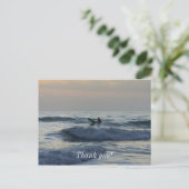 Surfer Wacht Briefkaart (Staand voorkant)