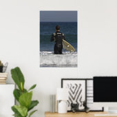 Surfer Wachten op de golven Fine Art Print (Thuiskantoor)