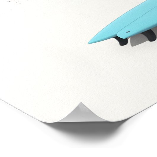 Surfer Wagon Poster (Hoek)