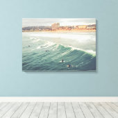 Surfer Wall Art, Pacific Beach San Diego Canvas