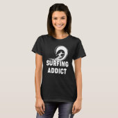 Surfer Wave Hawaiian Beach Summer T-shirt (Voorkant volledig)