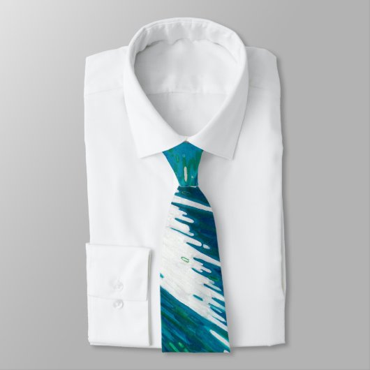 Surfer Wave Stropdas van kustkunstenaar Margaret J (Gebonden)