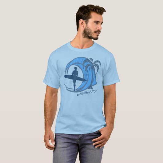  Surfer Wave T-shirt (Voorkant volledig)