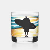 Surfer Whisky Glas (Links)
