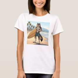 Surfer Wolf T-shirt