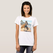 Surfer Wolf T-shirt (Voorkant volledig)
